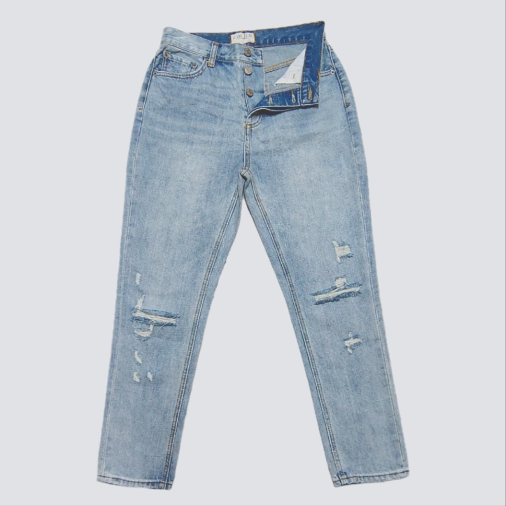 NWT Blank Paige Button Fly Light Wash Women's Jeans Size Small High Rise NEW